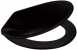 Jersey Pl Seat With Plastic Hinges Black