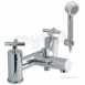 2 Hole Bath Shower Mixer Deck Mtd Plus Shower Kit Elw-130 Plus K-c/p
