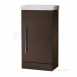 Esta Floor Cloakroom Vanity Unit Only Chocolate