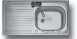 101.0030.463 Ss Euroset Shallow Single Bowl Kitchen Sink With Drainer In Ss
