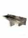 Saracen 1200mm Two Tap Holes Wash Trough Ss