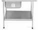K20671n 1200 X 600mm Stand And Shelf Ss