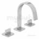 3 Hole Basin Mixer Spout Can Swivel/fixed