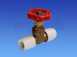 Hep2o Brass Gate Valve 15x15 Pf/pf Hx35/15w
