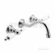 3 Hole Basin Mixer Wall Mounted-chrome Ken-109/cd-c/p