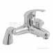 Expsd B/shower Mixer Single Lever Pillar Mtd