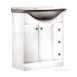 Valencia Vbc600w Corner Base Unit White