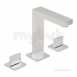 3 Hole Basin Mixer Deck Mtd Plus Pop-up Waste Not-101-c/p