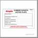 Regin Regp33 Chimney Notice Plate Pk 10