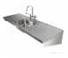 1800 Sink Single Central Bowl And Double Drainer 2t Ps4052ss