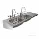 1800 Sink Double Bowl And Single Right Hand Drainer 2t Ps4053ss
