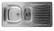 Carron Pheonix Precision Plus 150 965x500 1.5b Revolution Sink Stainless Steel