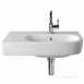 Quinta Offset Washbasin 650x400 Left Hand Shelf 1 Tap Qt4411wh