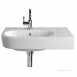 Quinta Offset Washbasin 650x400 Right Hand Shelf 1 Tap Qt4011wh
