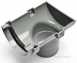 75mm H/r Gutter Stop End Outlet Rm306-g
