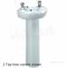 Refresh Handrinse Basin 360x280mm 1 Tap Re4811wh