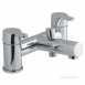 2 Hole Bath/shower Mixer Deck Mtd W/o Shower Kit