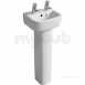 Ideal Standard Tempo T0597 350mm 1rth Handrinse Basin Wht T059701
