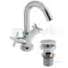 Mono Basin Mixer Deck Mounted Smooth Ton-100/cc-c/p