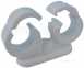 50 22mm Tf Double Kliplok Pipe Clip