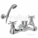 2 Hole B/shower Mixer Deck Mount Plus Shower Kit Vec-130/cd Plus K-c/p