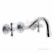 3 Hole Basin Mixer Wall Mounted-chrome