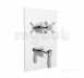 Orb Shower Valve With Integral Two Outlet Diverter And Stopcock Chrome Orb Shc3div C