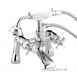 Bristan Art Deco Bath Shower Mixer Cp