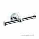 Solo T-bar Double Toilet Roll Holder Cp