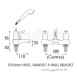 Bristan C/disc Bath/shower Mixer Plus 6 Inch Lvrs Cp
