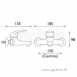 Jupiter Wall Mounted Bath Filler Cp