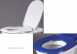 Akw Ergonomic Toilet Seat With Lid Blue