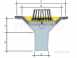100mm Dome Vertical Sp Roof Outlet Dr410