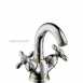 Carlton 2 Handle Two Tap Holes Basin Mixer Puw Cp