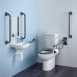 Ideal Standard Contour 21 Plus Doc M Grey Rails C/c Lh S0683lj
