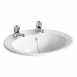 Armitage Shanks Sandringham 21 E8953 500mm Two Tap Holes Ctop Basin White E895301