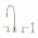 Athenian 4376 4th Lever Handles Mixer Chr/porc