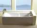 23.5351 Axis Straight Bath Carronite Wh