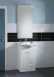 Aquis 780 White Mirror Canopy Cupboard