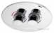 Oval Dual Control Shower Valve With