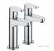 Quest High Neck Pillar Taps Chrome Plated Qst Hnk C