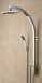 Qube Inline Vertical Shower Pole With