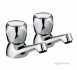 Value Club Basin Taps C/w Metal Heads Cp
