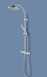 Aqueous Thermo Dual Cntl Surf Mount Shower