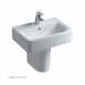 Ideal Standard Cube E788501 550mm Two Tap Holes Short Basin White