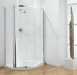 Coram Optima 1200mm Bowfront Door Wh/cl Door Only