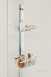 Gb Pivot Door 800mm Plain Glass Chrome