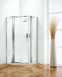 Coram Optima Pentagon Pack 900mm White/clear Glass Glass