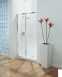 Coram Optima Sliding Door 1000mm Chrome/clear Glass