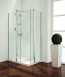 Coram Gl Pillar Shower End Panel 700mm Chrome/satin